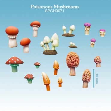 Poisonous Mushrooms Spellcrow Scenery