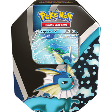 Pokemon TCG: Eevee Evolutions Tin Fall 2021 Vaporeon