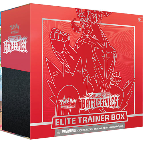 Pokémon TCG: Sword & Shield 5 Battle Styles Elite Trainer Box Red