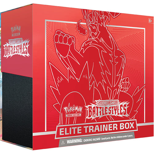 Pokémon TCG: Sword & Shield 5 Battle Styles Elite Trainer Box Red