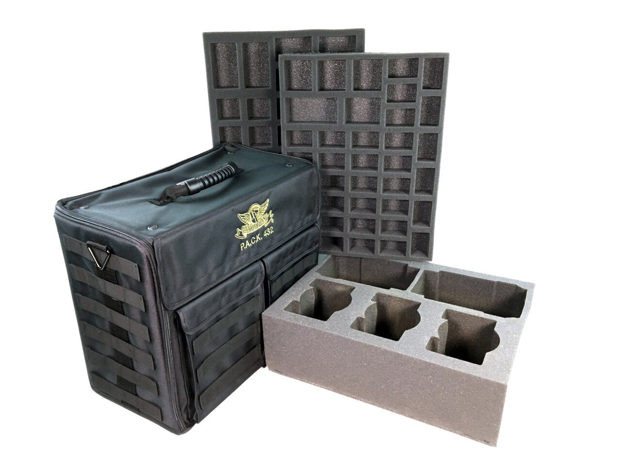 (432) P.A.C.K. 432 Molle Primaris Marine Load Out (Black) Battle Foam