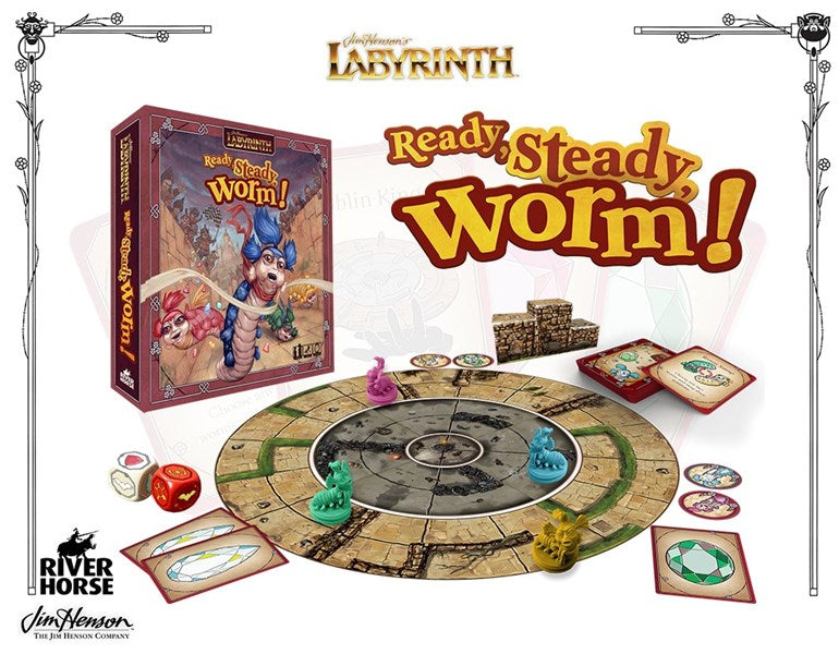 Labyrinth: Ready, Steady, Worm Board Game