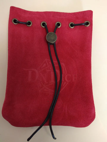 Red Suede Bag of Holding - Dndice