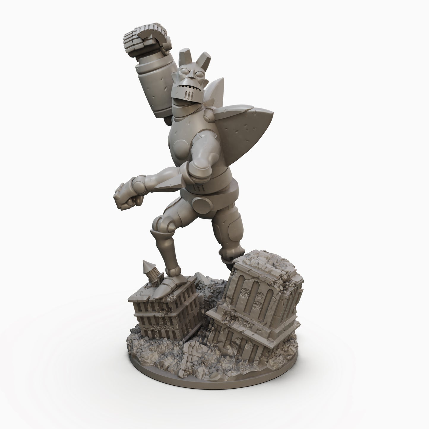 Giant Robot Hellboy!