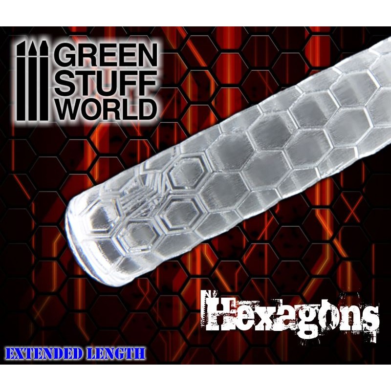 Green Stuff World: Rolling Pin Hexagons