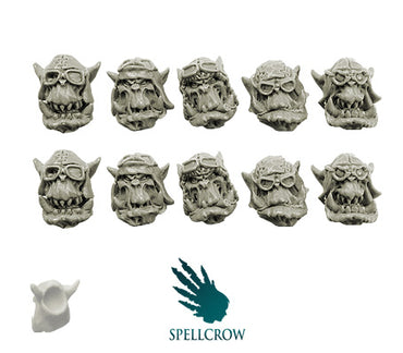 Orcs Storm Flying Squadron Heads (ver. 1)