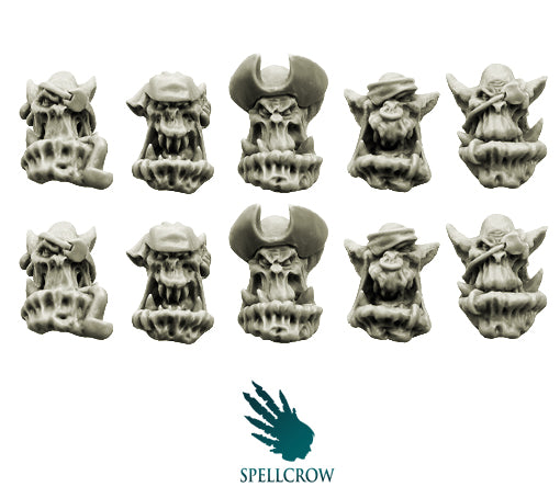 Orcs Bulky Freebooters Heads