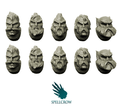 Space Knights Wolves Heads