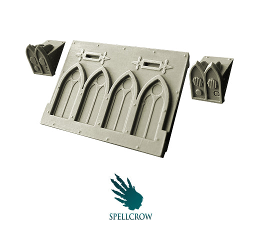 Gothic Front Plate for Light Vehicles