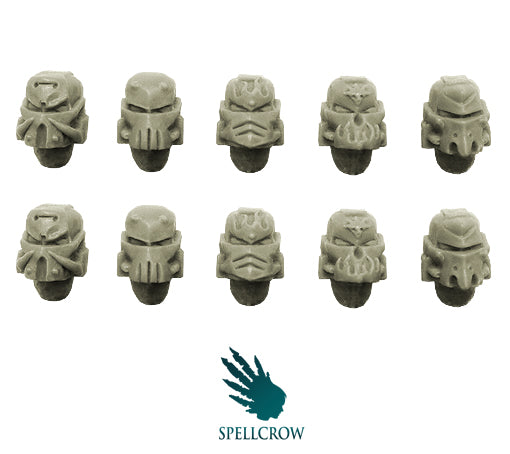 Salamandra Knights Helmets (Forge Pattern)