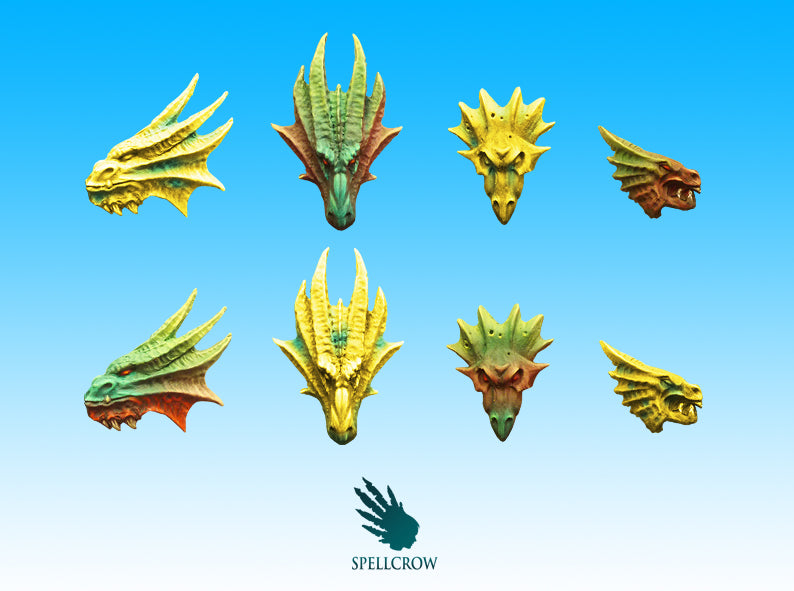Salamandra Heads Icons