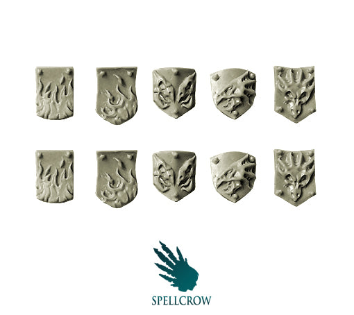 Salamandra Knights Small Shoulder Shields