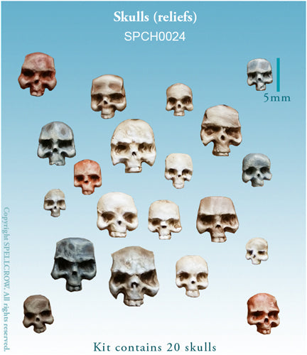 Skulls (reliefs) Spellcrow Scenery
