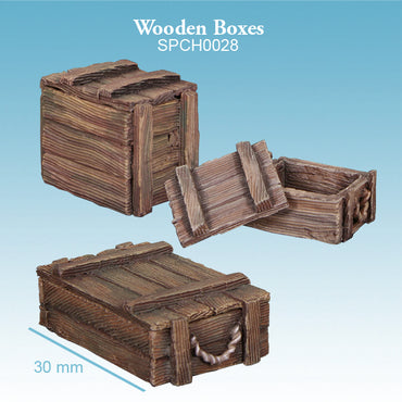 Wooden Boxes Spellcrow Scenery
