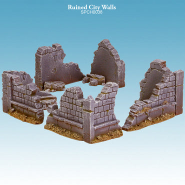Ruined City Walls Spellcrow Scenery