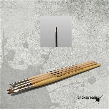 Brokentoad Flat Head Series MK3 Brush - Size 0