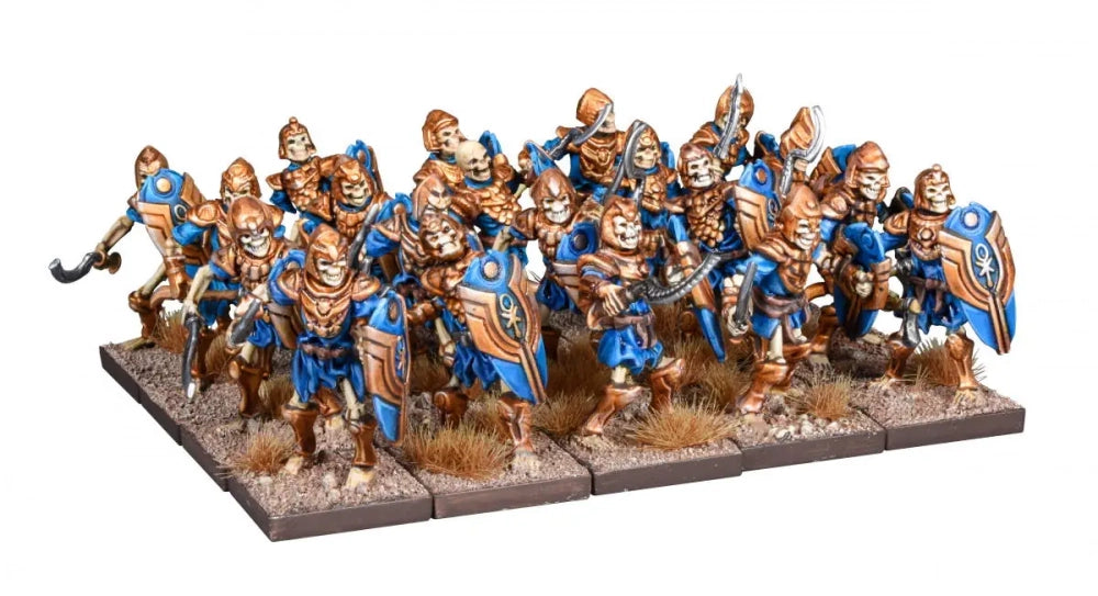 Kings of War Empire of Dust Skeleton Warriors Regiment