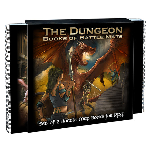 Loke Battle Mats The Dungeon Book of Battle Mats