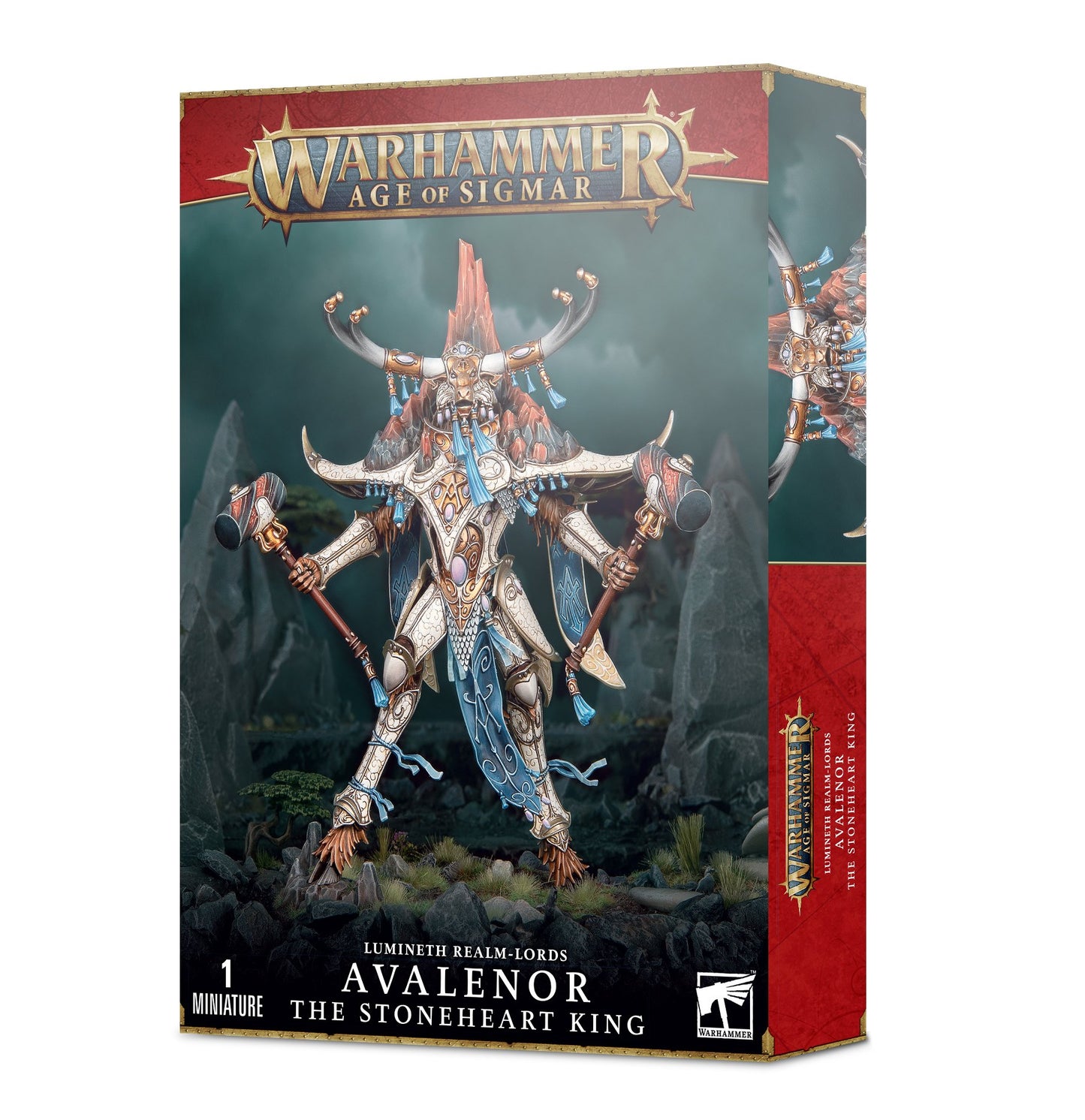 LUMINETH REALM-LORDS: AVALENOR THE STONEHEART KING (D)