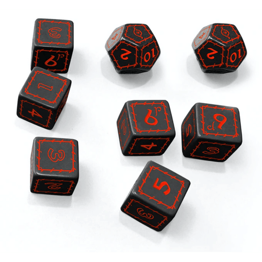 The One Ring RPG Black Dice Set (Misprint Edition)