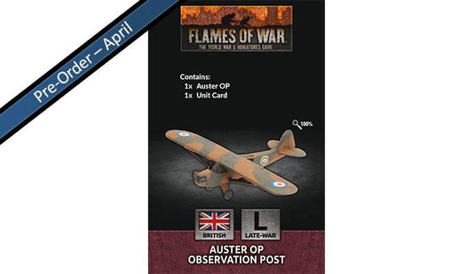 Flames of War Auster OP Observation Post