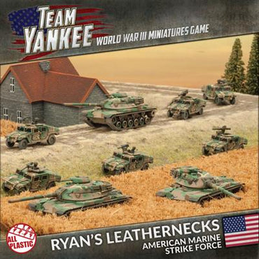Flames of War Ryan's Leathernecks (Plastic Army Deal), 3 M60, 6 HUMVEE, Mini Rulebook