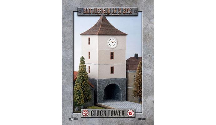 Battlefield In a Box - Clock Tower (x1) - WWII 15mm