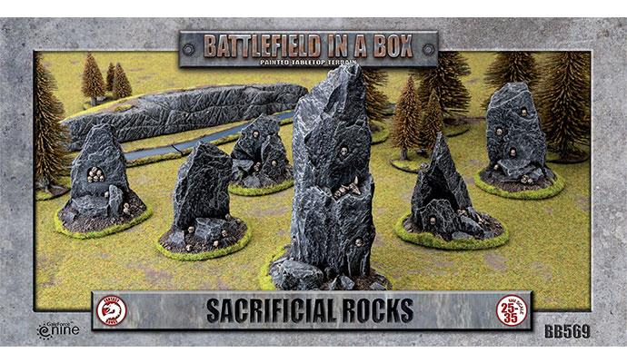 Battlefield In a Box - Sacrificial Rocks (x6) - 30mm