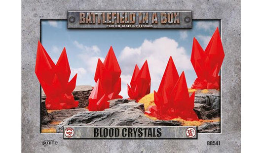 Battlefield In a Box - Blood Crystals - Red - (x6) - 30mm