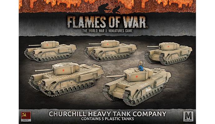 Churchill Guards Heavy Tank Company (Plastic)