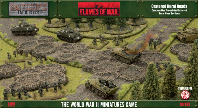 Battlefield In a Box - Cratered Rural Roads