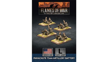 Flames of War Parachute 75mm Artillery Battery (x4 Plastic)