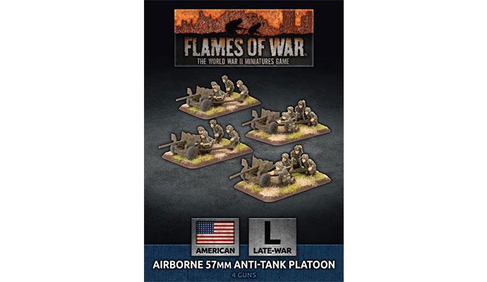 Flames of War Parachute 57mm Anti-Tank Platoon (x4 Plastic)