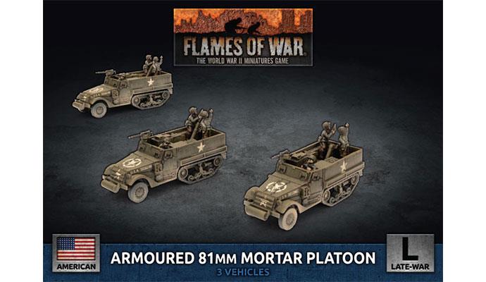 Flames of War M4 81mm Armored Mortar Platoon