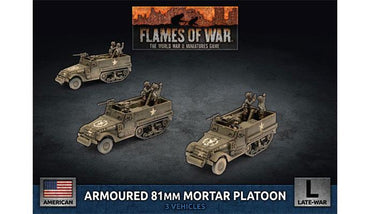 Flames of War M4 81mm Armored Mortar Platoon