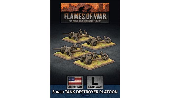 Flames of War 3 inch Towed Tank Destroyer Platoon (x4)