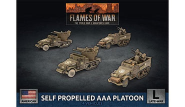 Flames of War Self Propelled M15/M16 GMC AAA Platoon (x4)