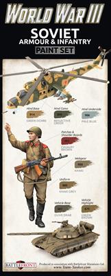 Vallejo Paint - WWIII Soviet Armour and Infantry Paint Set