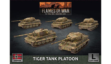 Flames of War Tiger Heavy Tank Platoon (x5 Plastic)