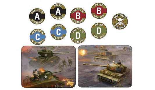 Flames of War Late War Mission Token Set