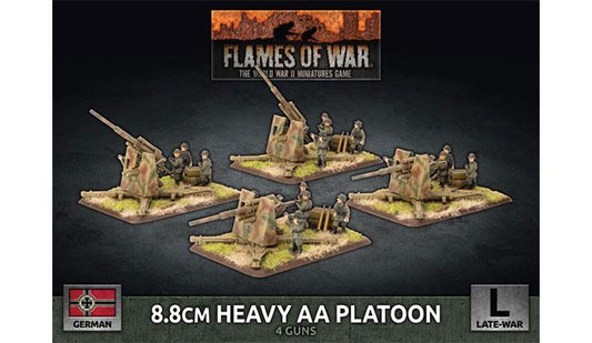 Flames of War 8.8cm Heavy AA Platoon (x4 Plastic)
