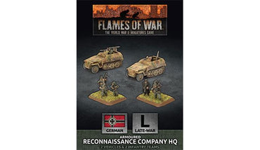 Flames of War Armoured Reconnaissance Company HQ (x2 Plastic)