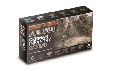 Vallejo Paint - WWII German Infantry Paint Set