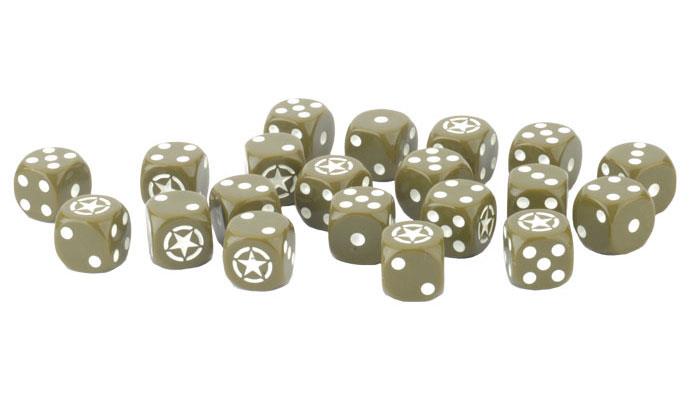Flames of War American LW Dice (x20)