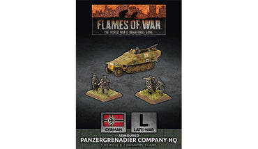 Flames of War Armoured Panzergrenadier Company HQ (plastic)