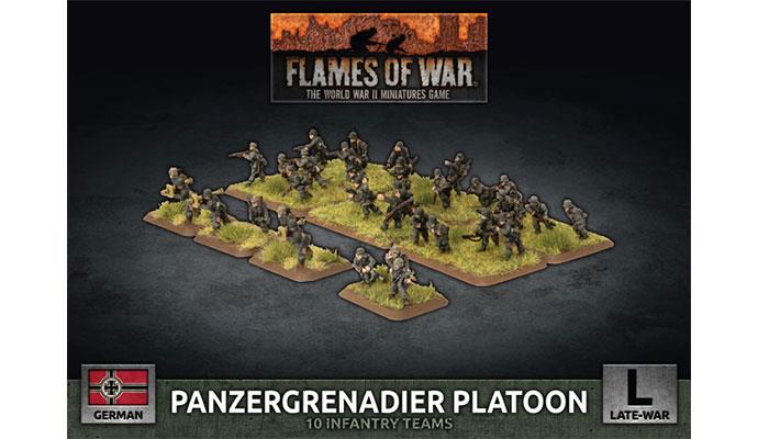 Flames of War Panzergrenadier Platoon (plastic)