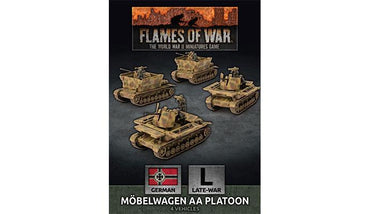 Flames of War Mobelwagen 3.7cm AA Tank Platoon (x4)