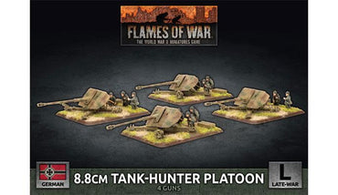 Flames of War 8.8cm Tank Hunter Platoon (x4 Plastic)