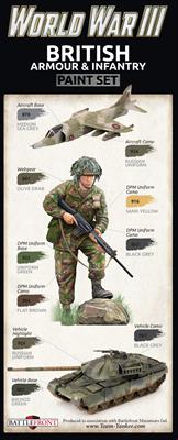 Vallejo Paint - WWIII British Armour and Infantry Painting Set