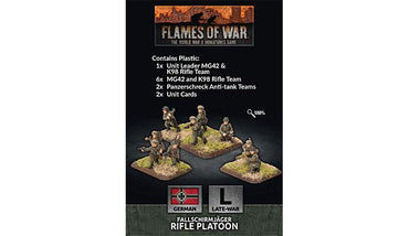 Flames of War Fallschirmjager Platoon (plastic)